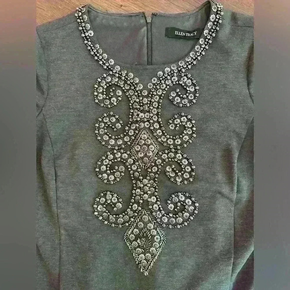 🔥Vintage Gorgeous Detailed Dress Size 4 - Picture 3 of 10